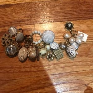 Boutique Gold Charm Bracelet